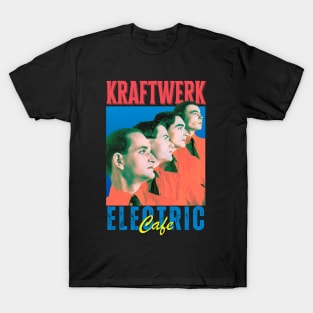 Kraftwerk Vintage 1970 // Electric Cafe Original Fan Design Artwork T-Shirt